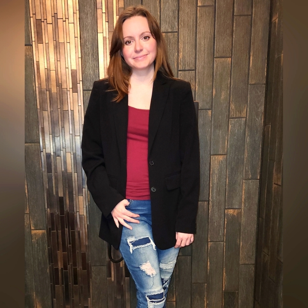Black Dress Blazer Jacket